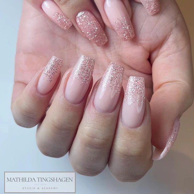 P+ Nudie Glitter Gel Polish